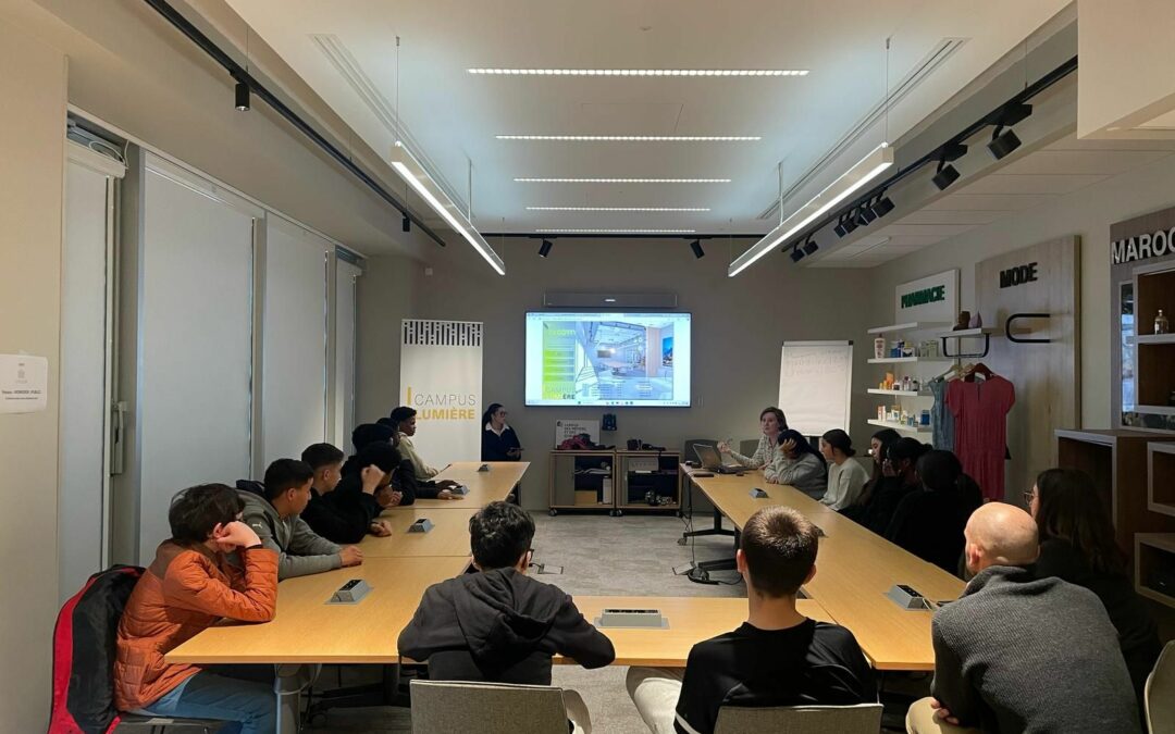 Le collège Valdo explore la lumière LED au Campus Lumière